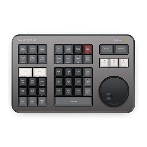 Blackmagic Design Davinci Resolve Speed Editor Keyboard, BM-DV/RES/BBPNLMLEKA, mit Usb, Kompatibel mit Laptop Blackmagic Design Davinci Resolve Speed Editor Keyboard, BM-DV/RES/BBPNLMLEKA, mit Usb, Kompatibel mit Laptop von Blackmagic Design
