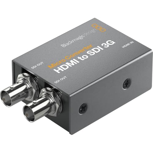 Blackmagic Design Micro Converter HDMI auf SDI 3G PSU CONVCMIC/HS03G/WPSU SML von Blackmagic Design