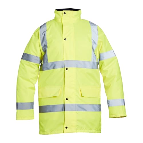 Blackrock Herren Hi-Vis Coat Gelb EN471 Klasse 3 Blackrock Herren Hi-Vis Coat Gelb EN471 Klasse 3 von Blackrock