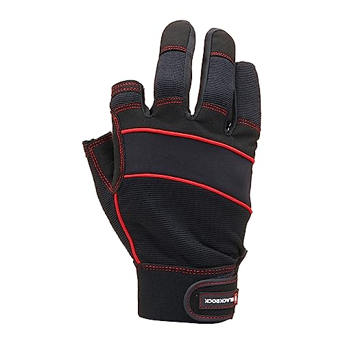 Blackrock Index & Daumen Fingerlose Maschine Arbeitshandschuhe Größe L/XL Blackrock Index & Daumen Fingerlose Maschine Arbeitshandschuhe Größe L/XL von Blackrock