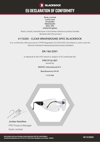 Blackrock Transparentes Umlauf-Brillenglas, Doppelarm-Anpassung Blackrock Transparentes Umlauf-Brillenglas, Doppelarm-Anpassung von Blackrock