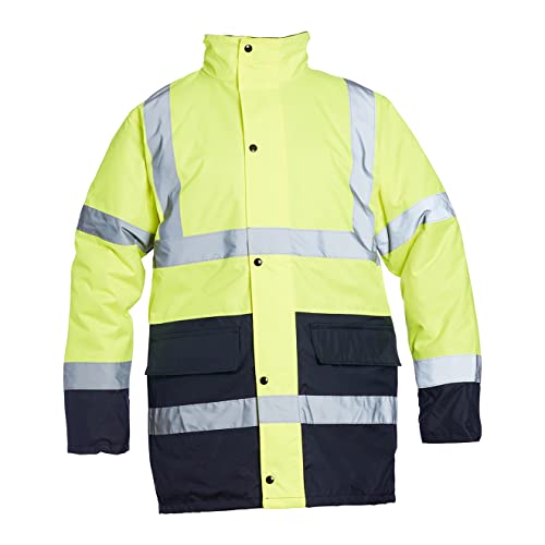 Blackrock Zweifarbige Arbeitsjacke, Herren, gut sichtbar, Gelb/Marineblau, Größe 5XL Blackrock Zweifarbige Arbeitsjacke, Herren, gut sichtbar, Gelb/Marineblau, Größe 5XL von Blackrock
