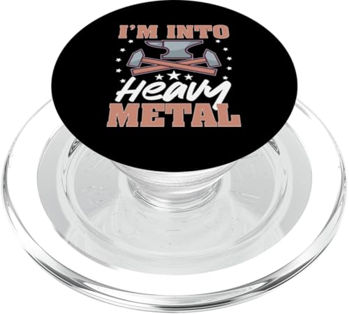 Ich stehe auf Heavy Metal für einen Schmied PopSockets PopGrip für MagSafe Ich stehe auf Heavy Metal für einen Schmied PopSockets PopGrip für MagSafe von Blacksmith And Metalsmith Designs For Craftsman