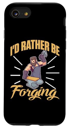 Ich würde lieber für einen Schmied schmieden Hülle für iPhone SE (2020) / 7 / 8 von Blacksmith And Metalsmith Designs For Craftsman