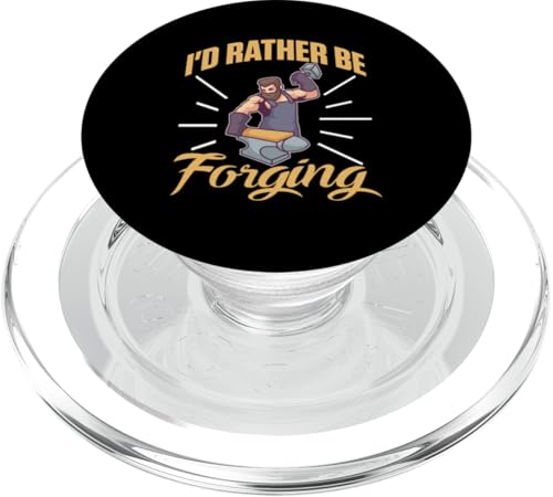 Ich würde lieber für einen Schmied schmieden PopSockets PopGrip für MagSafe Ich würde lieber für einen Schmied schmieden PopSockets PopGrip für MagSafe von Blacksmith And Metalsmith Designs For Craftsman