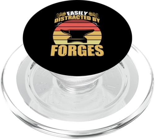 Leicht abgelenkt durch Schmiede für einen Schmied PopSockets PopGrip für MagSafe Leicht abgelenkt durch Schmiede für einen Schmied PopSockets PopGrip für MagSafe von Blacksmith And Metalsmith Designs For Craftsman