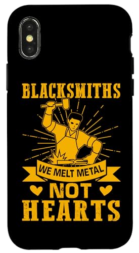 Schmiede – Wir schmelzen Metall, keine Herzen Hülle für iPhone X/XS Schmiede – Wir schmelzen Metall, keine Herzen Hülle für iPhone X/XS von Blacksmith And Metalsmith Designs For Craftsman