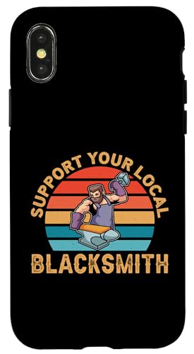 Unterstützen Sie Ihren lokalen Schmied Hülle für iPhone X/XS Unterstützen Sie Ihren lokalen Schmied Hülle für iPhone X/XS von Blacksmith And Metalsmith Designs For Craftsman