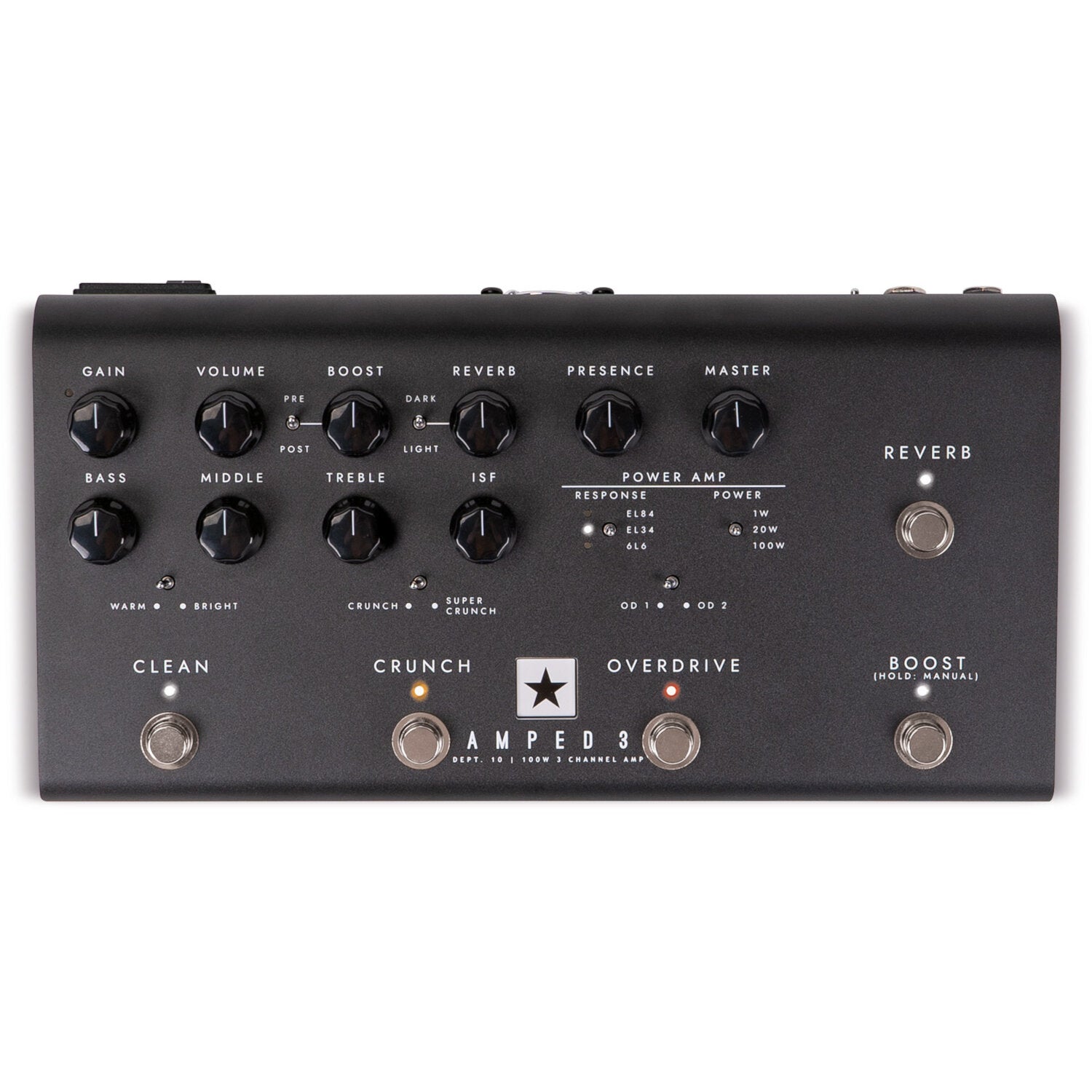 Blackstar Dept. 10 Amped 3 100W 3-Channel Guitar Amplifier with Boost Function Blackstar Dept. 10 Amped 3 100W 3-Channel Guitar Amplifier with Boost Function von Blackstar