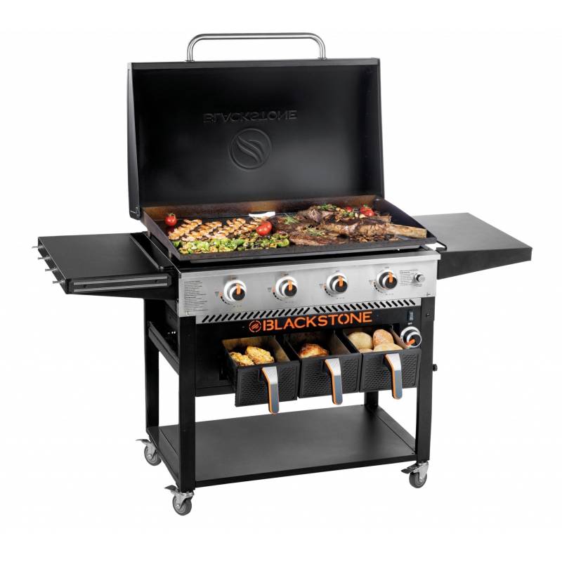 36" Griddle Grillstation, Gasgrill mit Deckel und Airfryer von Blackstone