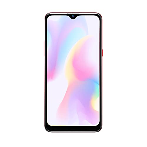 Blackview A80S - Smartphone mit 6.22" HD+ Waterdrop Display - Vierfach-Kamera Handy - 4 GB RAM+64 GB ROM - Ultradünnes & Leichtes Design - Leistungsstarker Akku - europäische Version - Dual SIM - Rot von Blackview