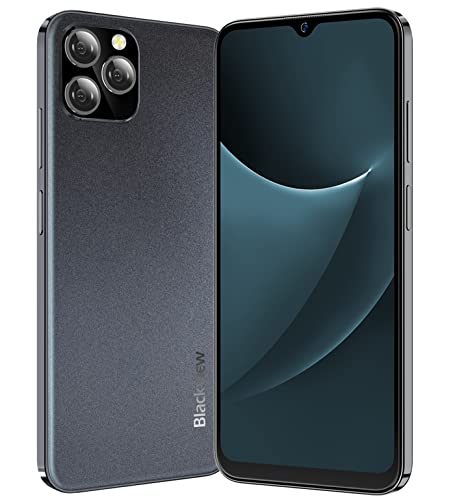 Blackview A95 Smartphone Ohne Vertrag, 20MP+8MP Kamera, Helio P70 8GB+128GB, 6,53" HD+ Bildschirm, 4380mAh 18W Schnellladung, Dual-SIM Android 11 Handy, Fingerabdruck-GPS, Box-Lautsprecher, Schwarz von Blackview