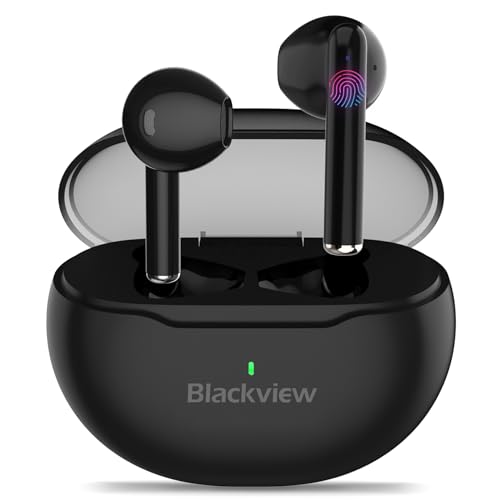 Blackview AirBuds 6 In Ear Kopfhörer, Kabellos Bluetooth 5.3 Sport Wireless, Bluetooth Kopfhörer Noise Cancelling, Touch Sensoren, 4 Mikrofon, IPX7 Blackview AirBuds 6 In Ear Kopfhörer, Kabellos Bluetooth 5.3 Sport Wireless, Bluetooth Kopfhörer Noise Cancelling, Touch Sensoren, 4 Mikrofon, IPX7 von Blackview