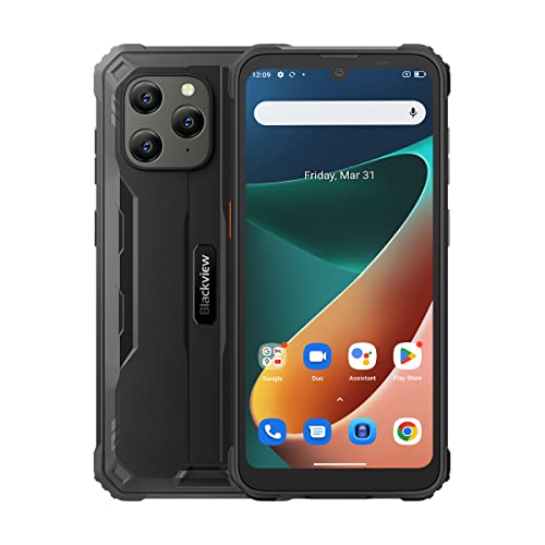 Blackview - BV5300 Pro - Tragbares Telefon - Wasserdichtes Smartphone - Android 12, Foto 13 Mpx - ROM 4Go / 64Go RAM - 6.580 mAh - Schwarze Blackview - BV5300 Pro - Tragbares Telefon - Wasserdichtes Smartphone - Android 12, Foto 13 Mpx - ROM 4Go / 64Go RAM - 6.580 mAh - Schwarze von Blackview