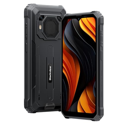Blackview BV6200 Plus Outdoor Handy, 24GB+256GB, 11000mAh Akku, 3W 98dB Ultra-lauter Lautsprecher, 16MP+13MP, 6,56'' HD+, Android 14 DUAL SIM IP68 Wasserdicht Smartphone Ohne Vertrag, NFC Schwarz Blackview BV6200 Plus Outdoor Handy, 24GB+256GB, 11000mAh Akku, 3W 98dB Ultra-lauter Lautsprecher, 16MP+13MP, 6,56'' HD+, Android 14 DUAL SIM IP68 Wasserdicht Smartphone Ohne Vertrag, NFC Schwarz von Blackview
