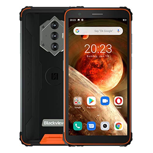 Blackview BV6600 - Smartphone 64GB, 4GB RAM, Dual SIM, Orange von Blackview
