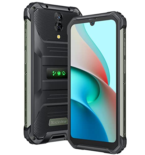 Blackview BV7200 Outdoor Handy ohne Vertrag, 50MP Dual Kamera, Helio G85 6GB+128GB, IP68 Android 12 Robust Smartphone, 6.1'' HD+ Display, Box Lautsprecher, Handschuh Modus, 5180mAh Akku, NFC Schwarz von Blackview