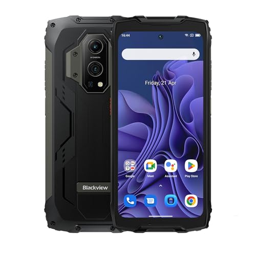 Blackview - BV9300-4G Smartphone - Dual SIM - 6.6" Bildschirm - 256 GB ROM - 33W Schnellladung - 40m Entfernungsmesser - Schwarze Blackview - BV9300-4G Smartphone - Dual SIM - 6.6" Bildschirm - 256 GB ROM - 33W Schnellladung - 40m Entfernungsmesser - Schwarze von Blackview