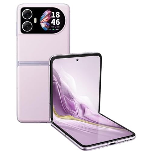 Blackview Hero 10 Smartphone Ohne Vertrag, 6,9-Zoll-2,5K Faltbares Design Dual-Bildschirm, 108MP Kamera, 36GB RAM+256GB ROM, 4000mAh 45W Schnellladung, Dual-SIM Android 13 Handy, GPS NFC Violett von Blackview