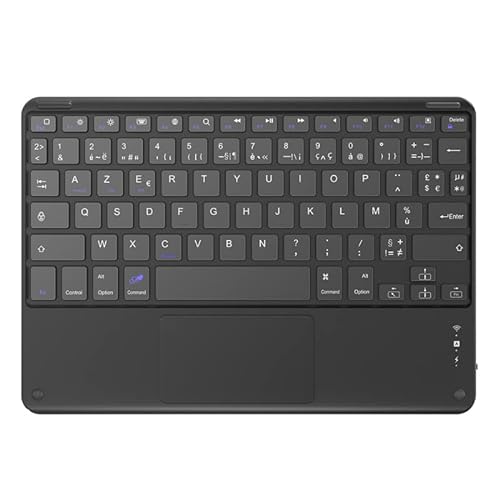 Blackview Kabellose Tastatur (AZERTY, Bluetooth, kompatibel mit Windows, iOS und Android) schwarz von Blackview