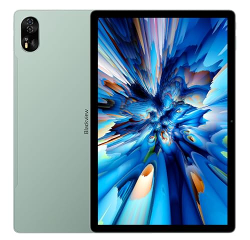 Blackview MEGA 8 Android 15 AI-Tablet, 13" FHD+ Display, 36GB+512GB(2TB Extern), 11000mAh Akku, 3 AI-Modelle, Dual-SIM 4G LTE+WLAN, 50MP+13MP Kamera, Quad-Box-Lautsprecher, 1080P Widevine L1 Grün von Blackview