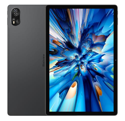 Blackview MEGA 8 Android 15 AI-Tablet, 13" FHD+ Display, 36GB+512GB(2TB Extern), 11000mAh Akku, 3 AI-Modelle, Dual-SIM 4G LTE+WLAN, 50MP+13MP Kamera, Quad-Box-Lautsprecher, 1080P Widevine L1 Schwarz von Blackview