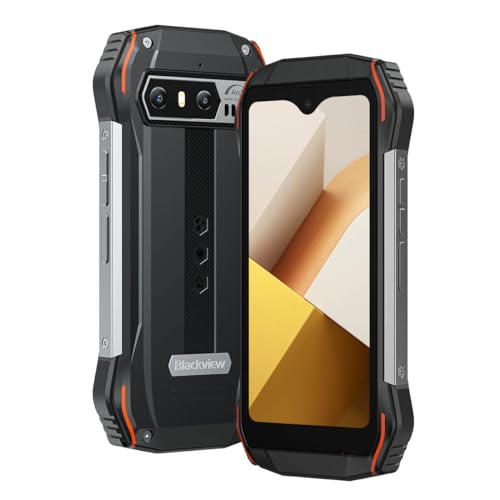 Blackview N6000 (Dual Sim – Display 4,3 Zoll – 256 GB, 8 GB RAM), Orange von Blackview