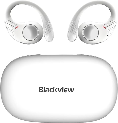 Blackview Open Ear Kopfhörer Bluetooth, Airbuds 10 Kabellose Bluetooth 5.3 Kopfhörer für Sport, 16,2 mm Lautsprecher, Tiefer Bass, Kabellose Touch Control Ohrhörer, IPX7 Schweißfest von Blackview