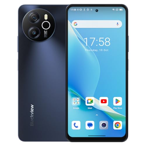 Blackview Shark 8 Smartphone Ohne Vertrag, 16GB+256GB, 6,78" FHD+ 120Hz, 64MP+13MP Kamera, 33W Schnellladung, DREI Kartensteckplätze, Android 13 Handy, Smart-K Box Lautsprecher, GPS NFC Schwarz von Blackview