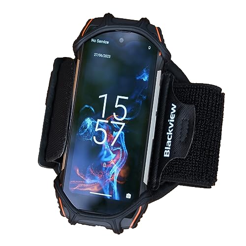 Blackview Sportarmband Handy(2023), Handyhalterung Joggen Running Armband, 360° Verstellbarer Winkel & Abnehmbarer Halt Sports für N6000 & Mehr Bis zu 4.3" von Blackview