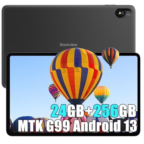 Blackview TAB 18 12,0 Zoll Tablet Android 13, 2.4K Vollbildanzeige, TÜV SÜD Augenschutz, 24GB + 256GB (TF 1TB), MTK G99 Tablet PC, Vier Lautsprecher, 8800mAh 33W, 16MP+8MP, 4G LTE/5G WiFi, GPS OTG FM von Blackview