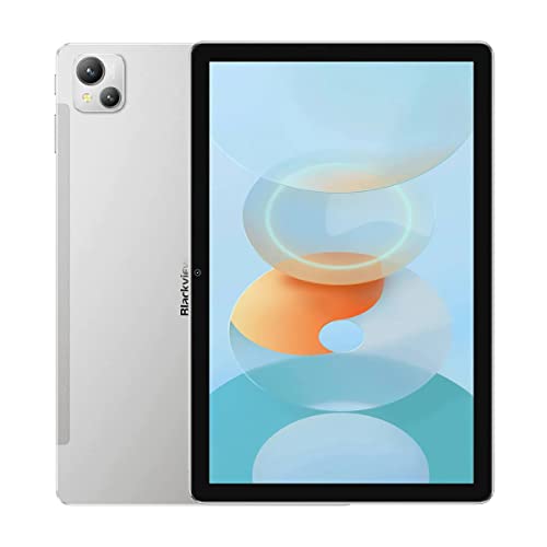 Blackview Tab 13 Dual SIM 4G Tablet, FHD+ Display, 10,1 Zoll, interner Speicher, 128 GB, erweiterbar auf 1 TB – TÜV Rheinland Zertifiziert, Blaulichtfilter, WiFi, Akku 7280 mAh – Silber von Blackview