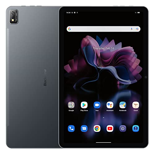 Blackview Tab 16 11'' 2K Display Android 12 Tablet, 14GB+256GB (1TB Extend) Widevine L1, 7680mAh Akku , Dual SIM 4G LTE+WIFI, 13MP+8MP Kamera, Quad Box Stereo Lautsprecher, 3 Lesemodi, GPS von Blackview