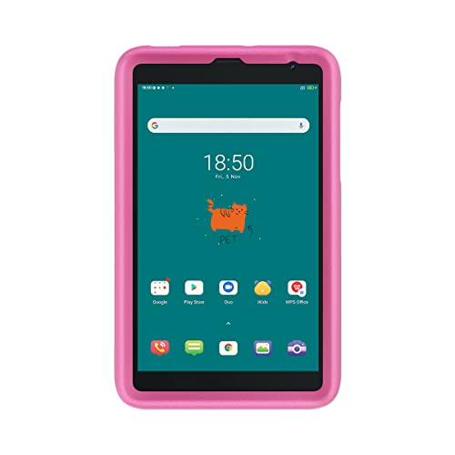 Blackview Tab 6 Kids - 4G Touchscreen-Tablet für Kinder- 8" HD+ Display - 3GB + 32GB - Integrierte Kindersicherung mit Augenschutz–Robust & Sturzfest, mit Hülle - Android - europäische Version - Rosa von Blackview