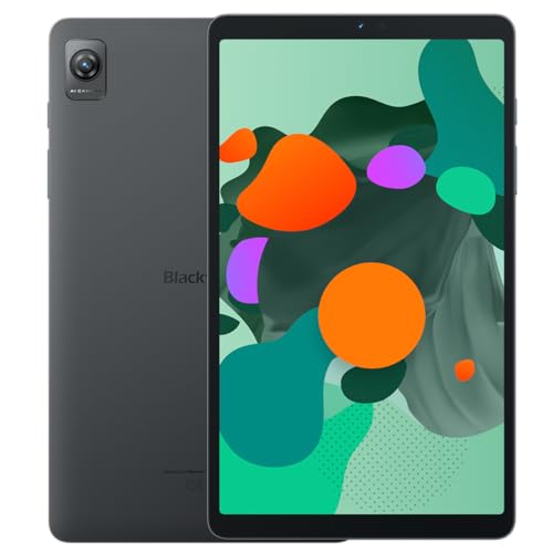 Blackview Tab 60 - Dünnes, Leichtes Tablet mit Touchscreen - 8,68“ Display - 6 GB RAM + 128 GB ROM - Unisoc T606-5 MP + 8 MP Kameras - 6050 mAh Akku - Grau von Blackview