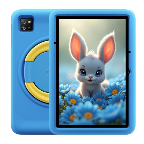 Blackview Tab 60 Pro Kids, Android 15 Kinder-Tablet, 12GB+128GB (2TB erweiterbar), 10" HD+ IPS, Dual SIM 4G LTE+WLAN 5, 7700mAh Akku, 5MP+8MP Kamera, Kindersicherung, Dual-Box-Lautsprecher, Blau von Blackview