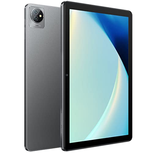Blackview Tab 8 WiFi, 10,1 Zoll Android 12 Tablet HD+ IPS Display, Quad-Core 7GB RAM+128GB ROM (1TB externer SD), 6580mAh Akku, 13MP+5MP Dual-Kamera, Bluetooth Type-C, Dual Box-Lautsprecher Grau von Blackview