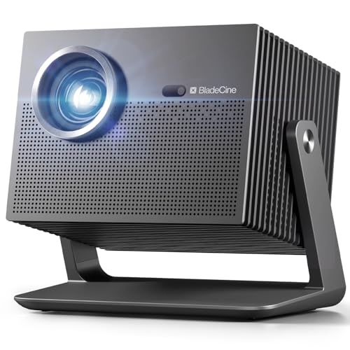 BladeCine Cube 600 Netflix Projektor, Native 1080P, 4K unterstützt, tragbarer Projektor mit Wifi und Bluetooth, True 600 ISO Lumen, 360° verstellbarer Gimbal Ständer, Auto Keystone Video Outdoor BladeCine Cube 600 Netflix Projektor, Native 1080P, 4K unterstützt, tragbarer Projektor mit Wifi und Bluetooth, True 600 ISO Lumen, 360° verstellbarer Gimbal Ständer, Auto Keystone Video Outdoor von BladeCine