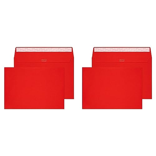 Blake 45306 GeschäftsumschlägeC5 162 x 229 mm, Pillar Box Rot (Packung mit 2) von Blake