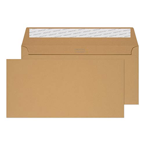 Blake Colour 25227 Farbige Briefumschläge Haftklebung Keks Beige DL+ 114 x 229 mm 120g/m² | 25 Stück von Blake