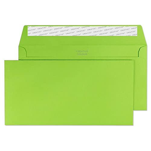 Blake Creative Colour 207 Briefumschläge Haftklebung Limettengrün DL+ 114 x 229 mm - 120g/m² | 500 Stück von Blake