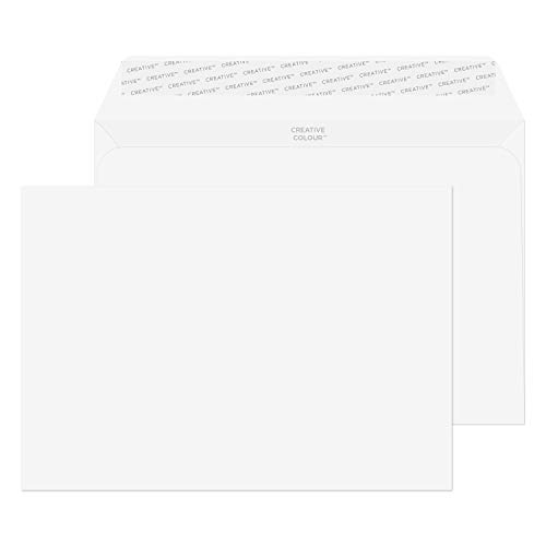 Blake Creative Colour 355 Farbige Briefumschläge Haftklebung Kreide Weiß C5 162 x 229 mm 120 g/m² | 500 Stück von Blake
