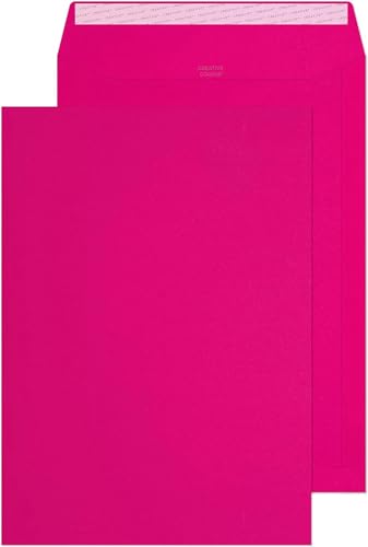 Blake Creative Colour 442 Briefumschläge, C4, 229 x 324 mm, 120 g/m², 250 Stück, Shocking Pink von Blake
