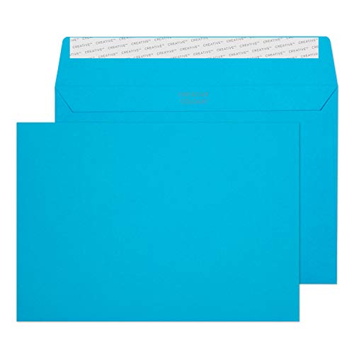 Blake Creative Colour 45310 Farbige Briefumschläge Haftklebung Karibik Blau C5 162 x 229 mm 120g/m² | 25 Stück von Blake