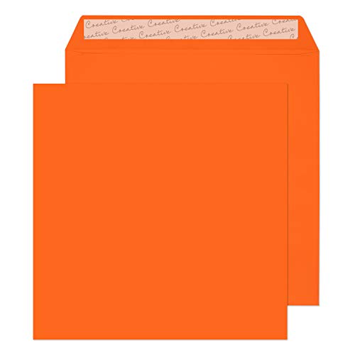 Blake Creative Colour 505 Quadratische Briefumschläge Haftklebung Orange 220 x 220 mm - 120g/m² | 250 Stück Blake Creative Colour 505 Quadratische Briefumschläge Haftklebung Orange 220 x 220 mm - 120g/m² | 250 Stück von Blake