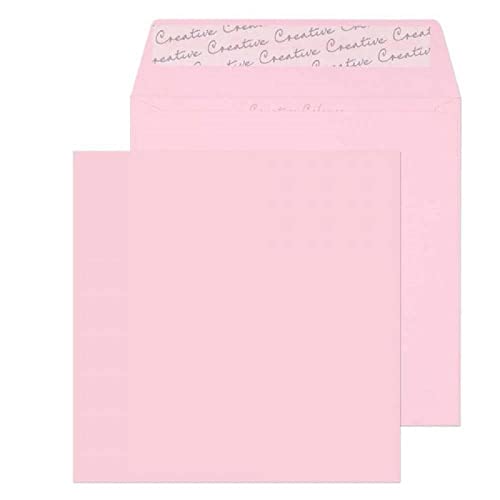 Blake Creative Colour 601 Quadratsicher Briefumschläge Haftklebung Babyrosa 160 x 160 mm - 120g/m² | 500 Stück von Blake