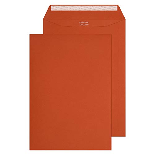 Blake Creative Colour Box von 250 Briefumschläge C4 229 x 324 mm 120 g Marmelade von Orange von Blake