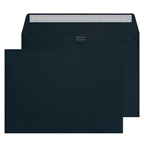 Blake Creative Colour Briefumschläge, C4, 229 x 324 mm, 120 g/m², haftklebend, Oxfordblau, 10 Stück von Blake