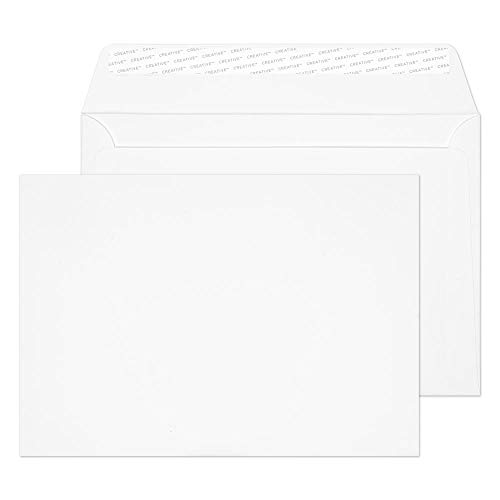Blake Creative Senses V741 Luxus Samteffekt Briefumschläge Haftklebung Weiß Samt C4 229 x 324 mm 140 g/m² | 125 Stück Blake Creative Senses V741 Luxus Samteffekt Briefumschläge Haftklebung Weiß Samt C4 229 x 324 mm 140 g/m² | 125 Stück von Blake