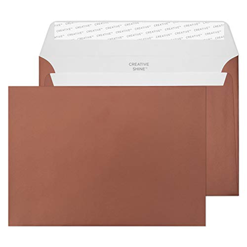 Blake Creative Shine 45331 Briefumschläge Haftklebung Metallische Bronze C5 162 x 229 mm 130 g/m² | 25 Stück Blake Creative Shine 45331 Briefumschläge Haftklebung Metallische Bronze C5 162 x 229 mm 130 g/m² | 25 Stück von Blake
